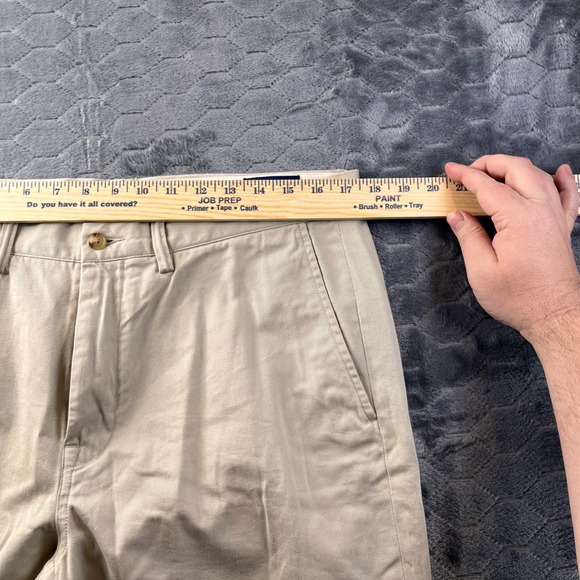 Polo Ralph Lauren Classic Fit Chino Pants Mens 34x32 Khaki Tan Cotton - Picture 6 of 11